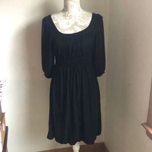 Max studio black baby doll dress size M